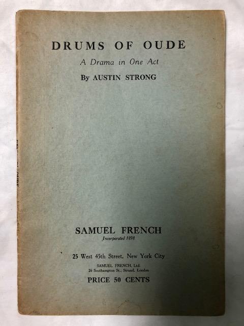 Item #1285 Drums Of Oude. Austin Strong.