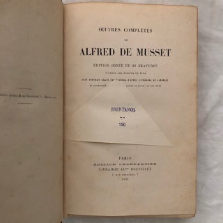OEuvres complètes de Alfred de Musset