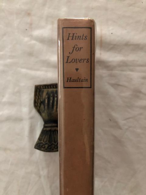 Item #1420 Hints For Lovers. Arnold Haultain.