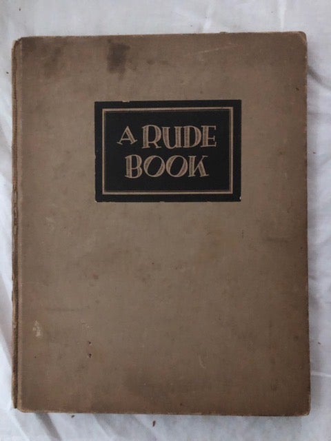 Item #1533 A Rude Book. Tell, Albert Buhrer.