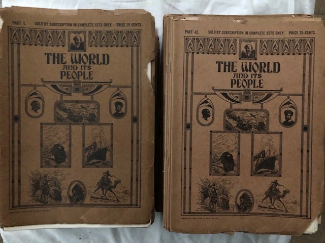 Item #1538 The World And Its People (complete 85 parts). Charles F. Horne.