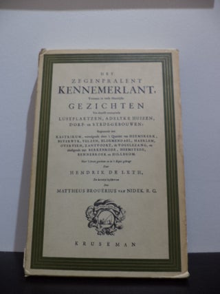 Item #165 Het Zegenpralent Kennemerlant. Matthaeus Brouërius van Nidek