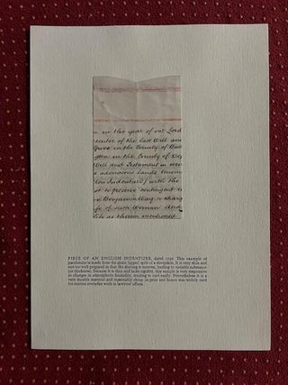 Specimens of Parchment
