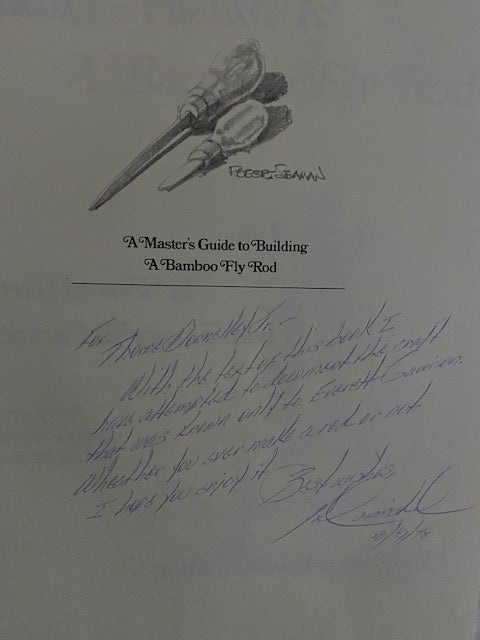 A Master's Guide To Building A Bamboo Fly Rod by Everett Garrison, Hoagy B.  Carmichael on Liberty Book Store, ABAA, FABA, IOBA