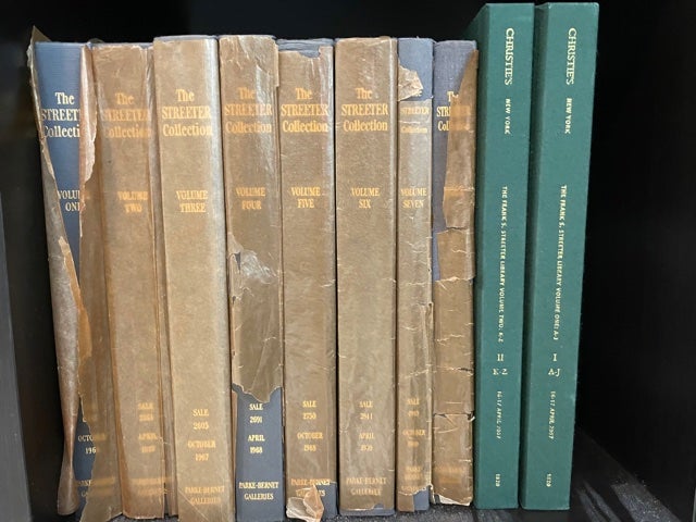 Item #2093 THE CELEBRATED COLLECTION OF AMERICANA FORMED BY THE LATE THOMAS W. STREETER with THE FRANK S. STREETER LIBRARY. Thomas W. Streeter, Edward J. Lazare.