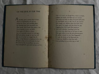 The Old Bachelor and Other Poems