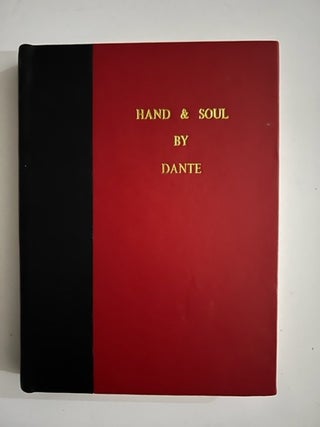 Item #2315 Hand and Soul. Dante Gabriel Rossetti