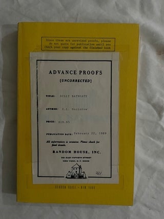 Billy Bathgate (with proof copy) (Signed)
