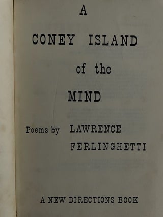 A Coney Island Of The Mind (Signed)
