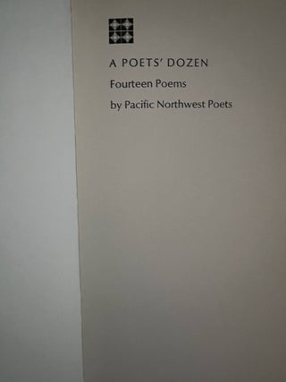 A Poets' Dozen: Fourteen Poems By Northwest Poets