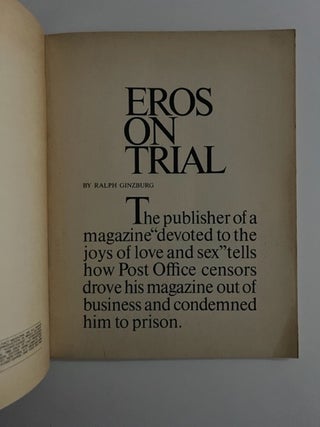 Eros On Trial; Fact: May - June 1965 Vol 2 Issue 3