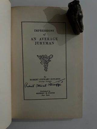 Impressions Of An Average Juryman (Signed)