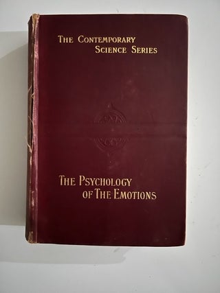 Item #2569 The Psychology of the Emotions. Th Ribot