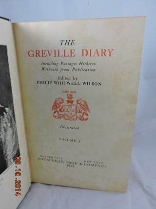 The Grenville Diary Vols I & II