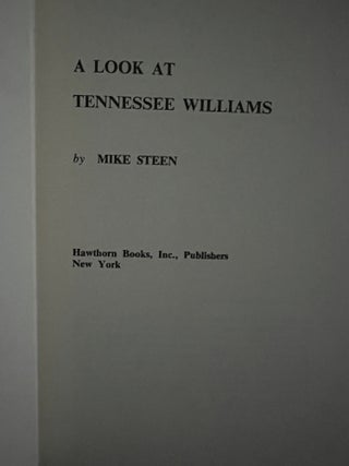 A Look At Tennessee Williams