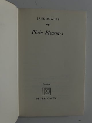 Plain Pleasures
