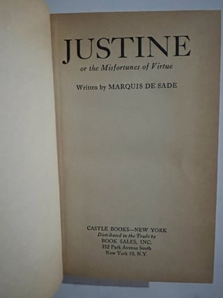 Justine or The Misfortunes of Virtue