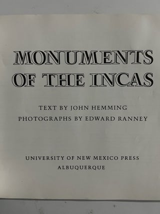 Monuments of the Incas
