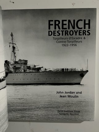 French Destroyers Torpilleurs d'Escadre & Contre-Torpilleurs 1922-1956
