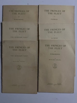 Item #2943 The Fringes of the Fleet (pamphlets 1-6 complete). Rudyard Kipling