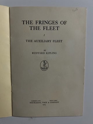The Fringes of the Fleet (pamphlets)