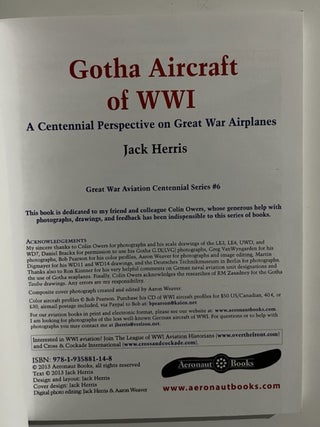 Gotha Aircraft of WW I