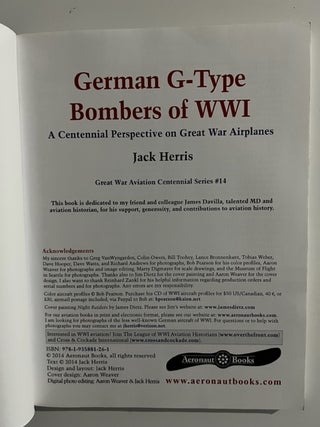 German G-Type Bombers of WW I
