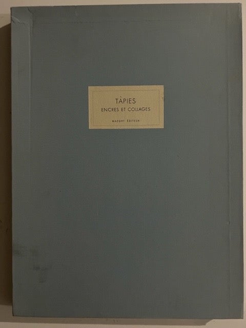 Item #3128 Derriére le Miroir no. 175. Antoni Tàpies. Encres et collages. Antoni Tàpies.