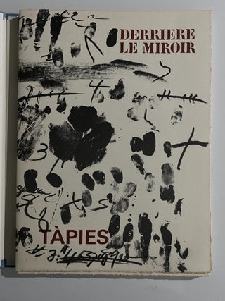 Derriére le Miroir no. 175. Antoni Tàpies. Encres et collages.