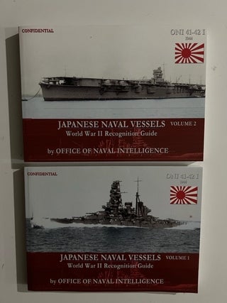 Item #3169 ONI 41-42 I 1944 Series Japanese Naval Vessels Volume I & Volume II; World War II...
