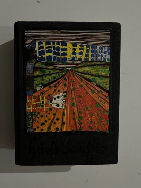 Item #3198 Hundertwasser. Barbican Art Gallery. London 1983. Friedensreich Hundertwasser.