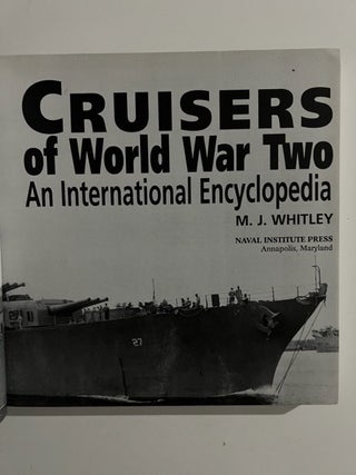 Cruisers of World War Two: An International Encyclopedia