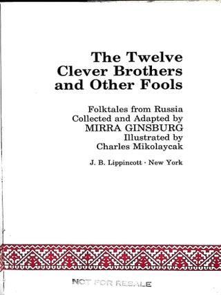 The Twelve Clever Brothers and Other Fools: Folktales from Russia