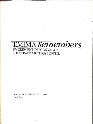 Jemima Remembers
