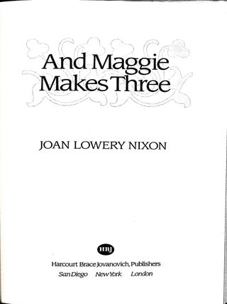 And Maggie Makes Three