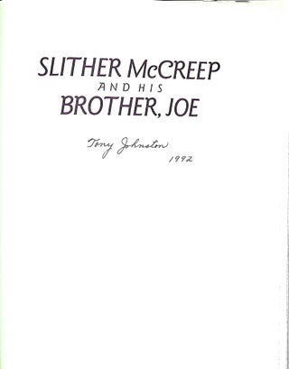 Slither McCreep and His Brother, Joe (Signed)