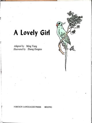 A Lovely Girl; from the Strange Tales of Liaozhai