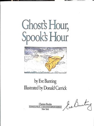 Ghost's Hour, Spook's Hour (Signed)