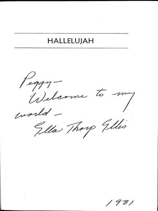 Hallelujah (Signed)