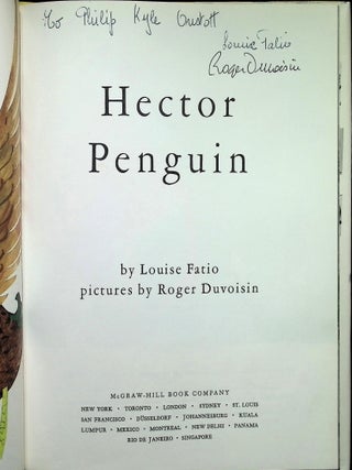 Hector Penguin (signed by author and illustrator)