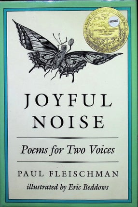 Item #3813 Joyful Noise: Poems for Two Voices (Signed). Paul Fleischman