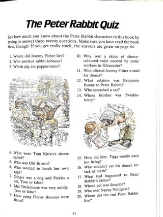 The Big Peter Rabbit Book: Things to Do, Games to Play, Stories, Presents to Make