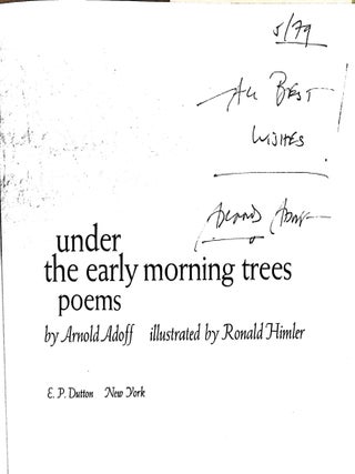 Under the Early Morning Trees (Signed)
