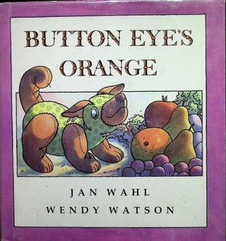 Item #3870 Button Eye's Orange. Jan Wahl