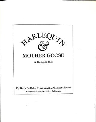 Harlequin & Mother Goose; or The Magic Stick