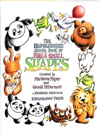 The Brambleberry's Animal Book of Big & Small Shapes (Signed)