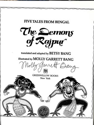 The Demons of Rajpur: Five Tales from Bengal (Signed)