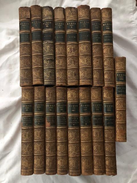 Item #405 The Works of Lord Byron: With His Letters and Journals and His Life By Thomas Moore, Esq. (17 Volumes). George Gordon Byron, Lord.