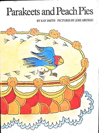 Item #4055 Parakeets and Peach Pies. Kay Smith