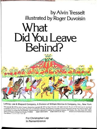 What Did You Leave Behind?